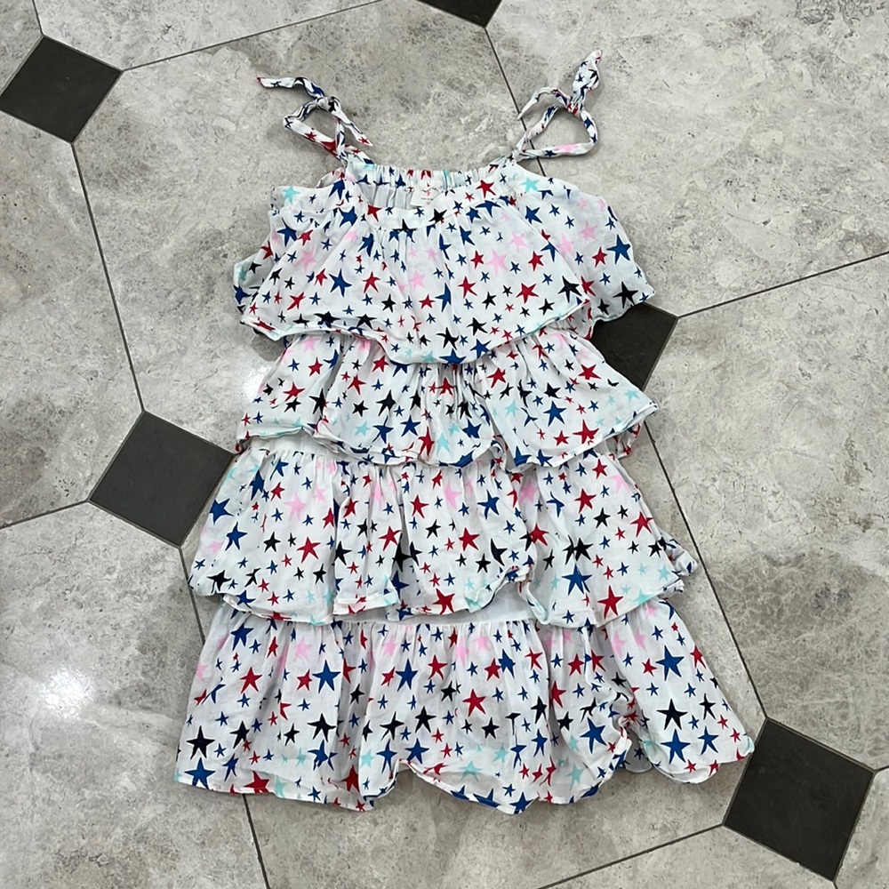 New. One wear. J Crew tiered Star dress. Size 12